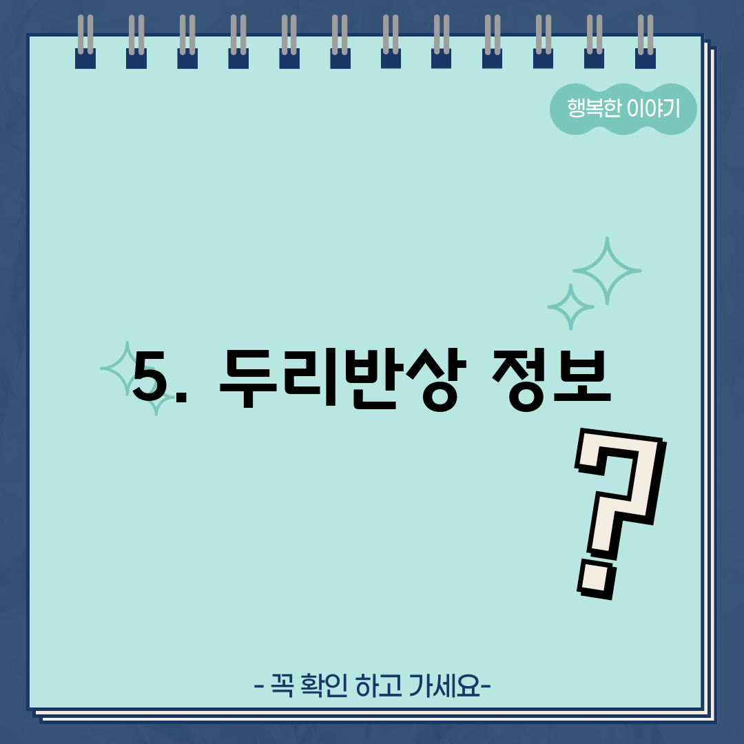 5. 두리반상 정보