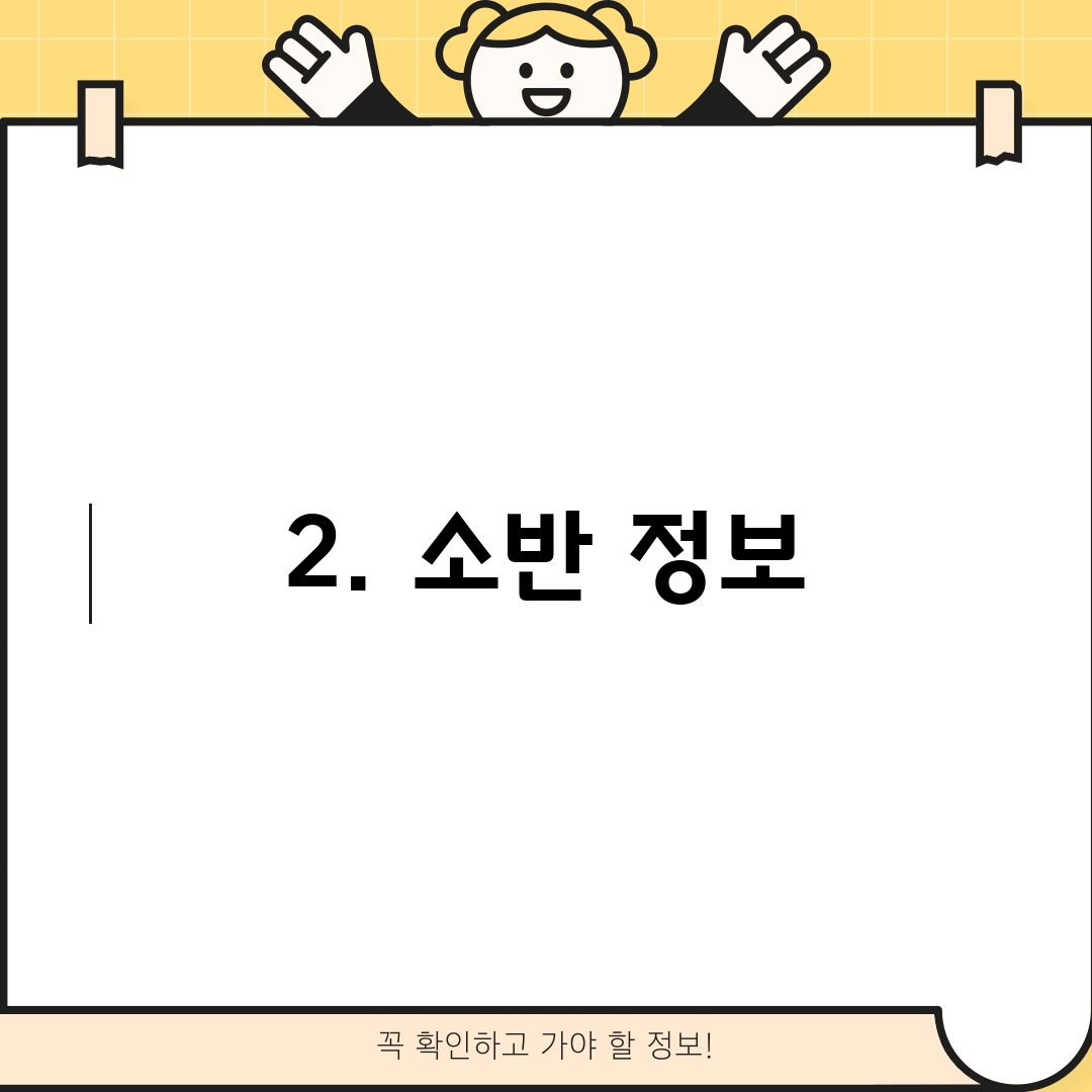 2. 소반 정보