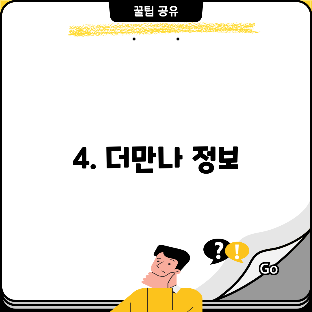 4. 더만나 정보
