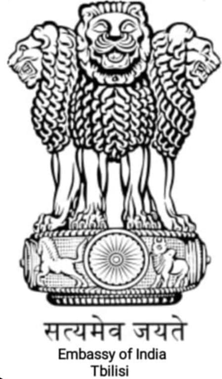 ინდოეთის საელჩო საქართველოში — ლოგო