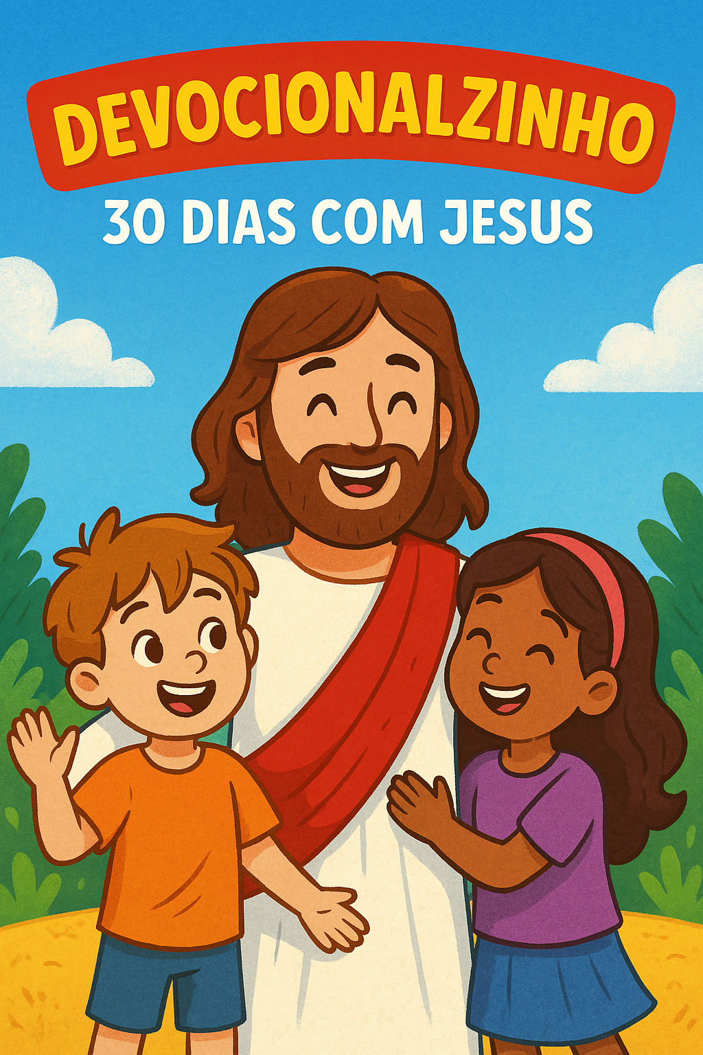 Capa do Devocionalzinho Kids – 30 Dias com Jesus