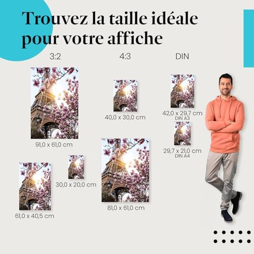 Vue 6 de Postereck Tour Eiffel Paris