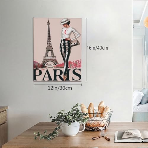 Vue 4 de Toile Murale Encadree Pour