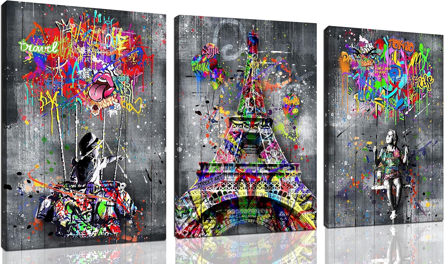 Banksy Toile Murale Pieces