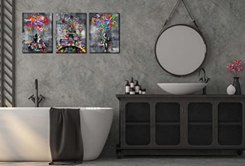 Vue 4 de Banksy Toile Murale Pieces