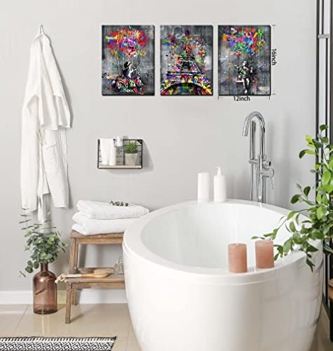 Vue 7 de Banksy Toile Murale Pieces