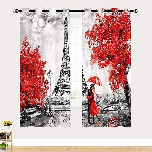 Vue 2 de Yuanzu Rideaux Paris Occultants