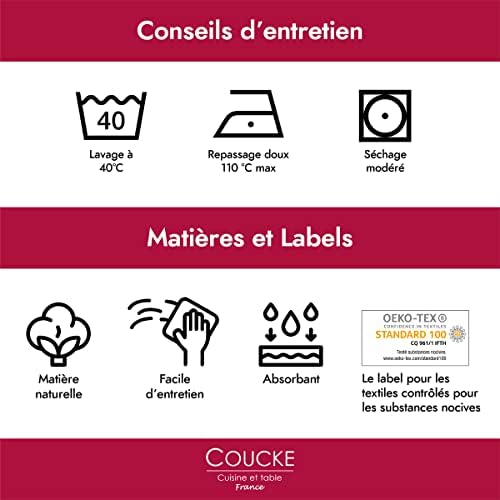 Vue 3 de Coucke Torchon En Coton