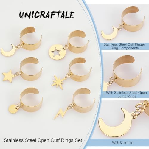 Vue 5 de Bague Breloques Bague Acier