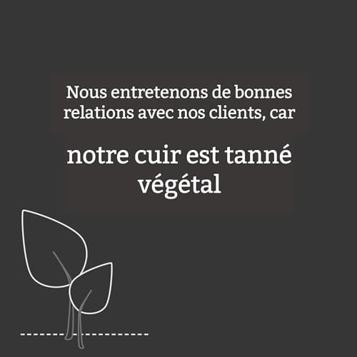 Vue 5 de Bracelet En Veritable Cuir