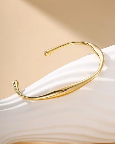 Vue 6 de Bracelet Jonc Femme Acier