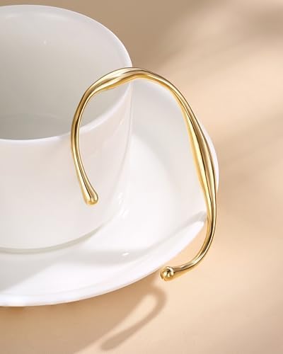 Vue 7 de Bracelet Jonc Femme Acier