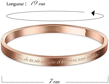 Vue 4 de Aurstore Bracelet Jonc Fin