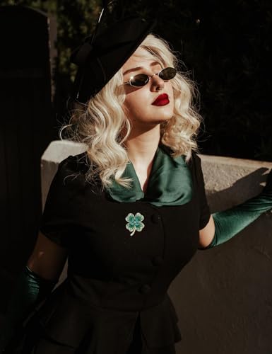 Vue 4 de Broche Trefle Quatre