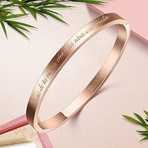 Vue 5 de Aurstore Bracelet Jonc Fin