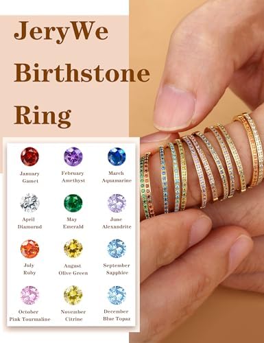 Vue 3 de Bague Pierre De Naissance