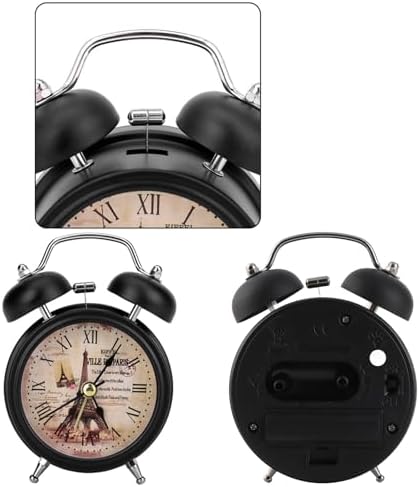 Vue 2 de Retro Reveil Matin Silencieux