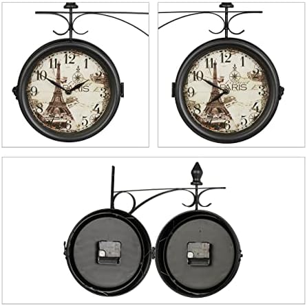 Vue 6 de Relaxdays Horloge Murale Se