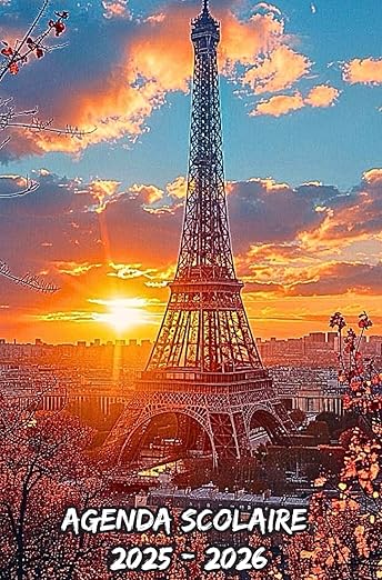 Agenda Scolaire Tour Eiffel