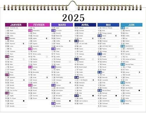 Vue 2 de Calendrier Mural Calendrier Familial