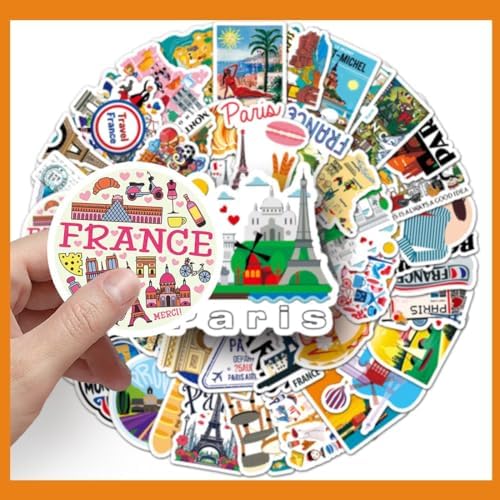 Vue 6 de France Autocollants Pcs Autocollants