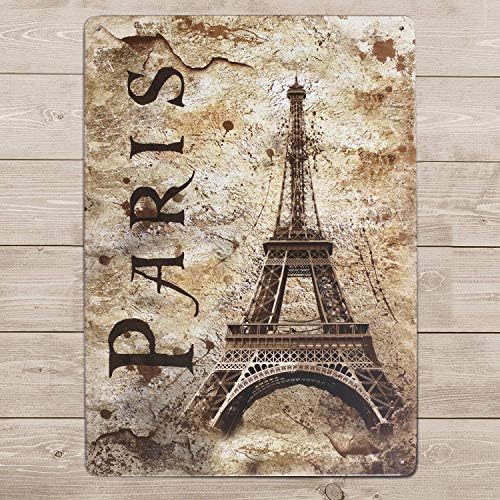 Vue 2 de Retro Vintage Tour Eiffel