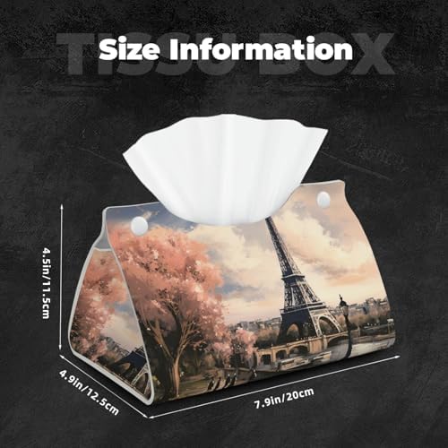 Vue 2 de Boite Mouchoirs Rectangulaire