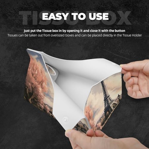 Vue 3 de Boite Mouchoirs Rectangulaire