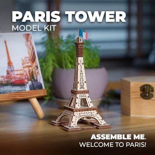 Vue 3 de Ugears Paris Tower Puzzles