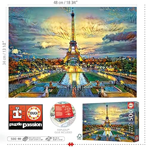 Vue 3 de Educa Tour Eiffel Pieces