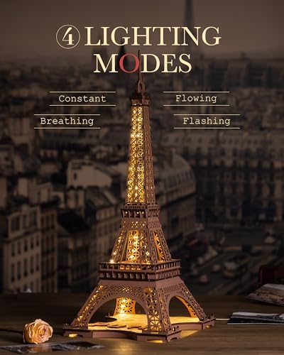 Vue 2 de Robotime Puzzle Led