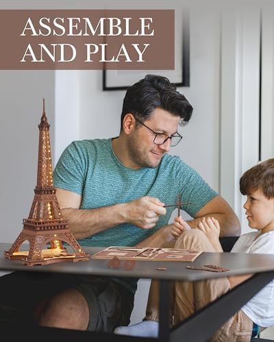 Vue 5 de Robotime Puzzle Led