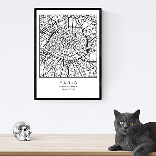 Vue 4 de Nacnic Affiches Pack Paris