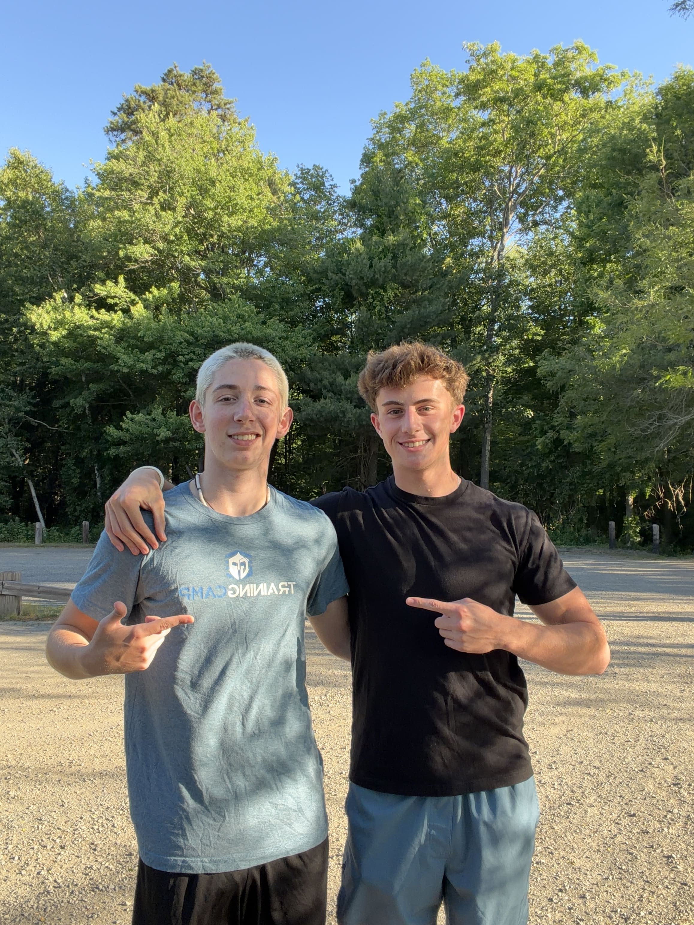 Ethan and Spencer, owners of HP Junk Removal