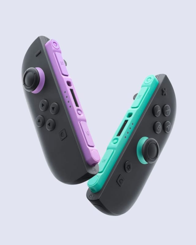 NS2 Joy-Con 左右手控制器 淺紫色x淺綠色