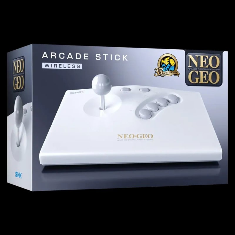 NEOGEO AES+ 無線街機搖桿（白色）