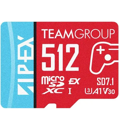 Team APEX SD7.1 MicroSD Express 512G