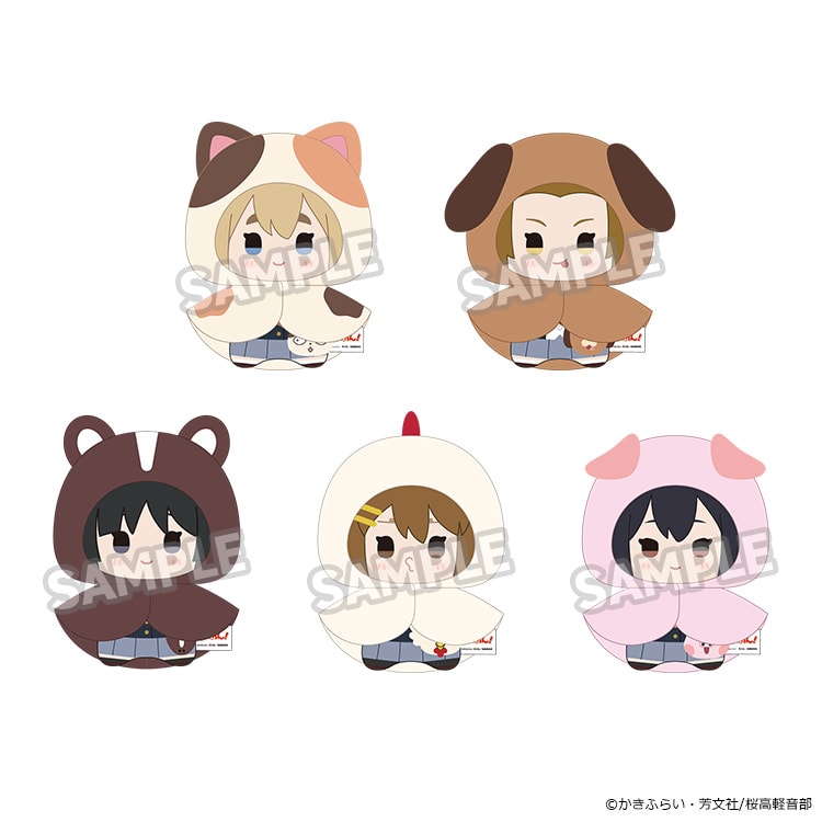 K-ON！輕音部 綿綿雨系列 玩偶吊飾以一中盒為單位下單