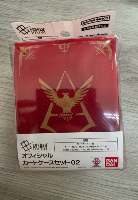 鋼彈卡牌遊戲 官方卡牌收納盒組 02 Gundam Card Game Official Card Case Set 02