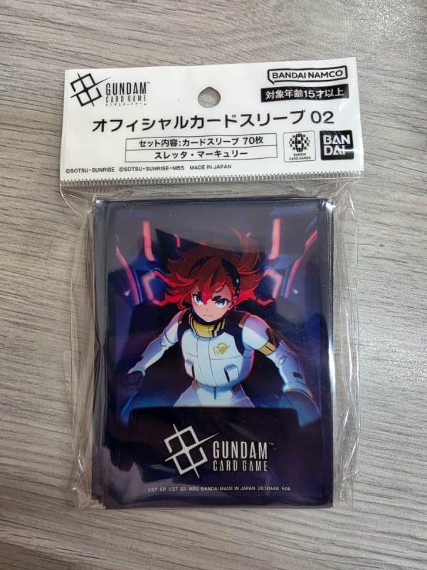 鋼彈卡牌遊戲 官方卡套 02 蘇蕾塔・墨丘利
