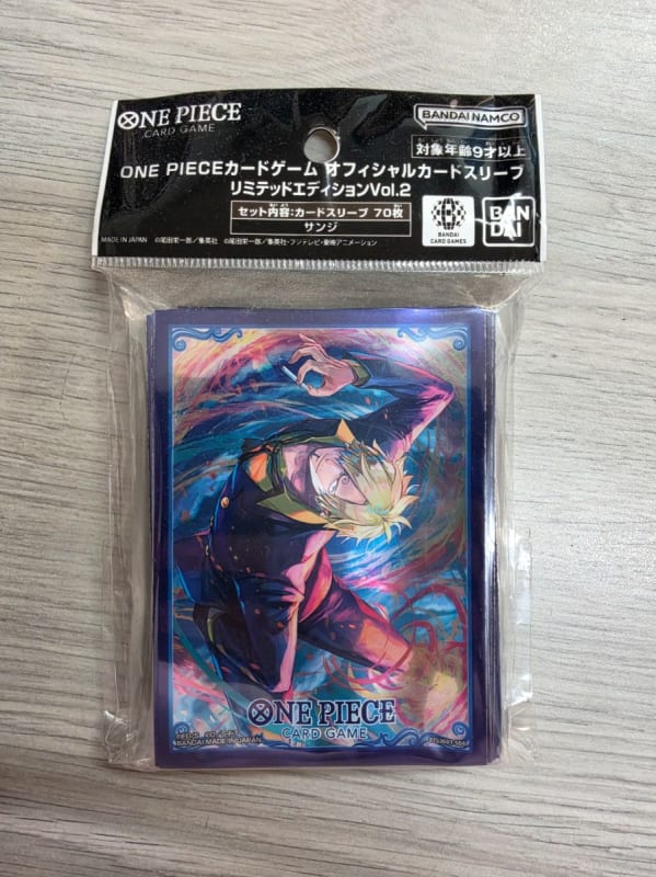 航海王卡牌遊戲 官方卡套 限量版Vol.2 香吉士 (ONE PIECE CARD GAME Official Card Sleeves Limited Edition Vol.2 Sanji)