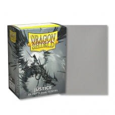 龍盾Dragon Shield 100 - 標準尺寸Standard Deck Protector Sleeves - 雙面磨砂卡套 - 金屬色 - Dual Matte - 正義Justice - AT-15061