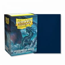 龍盾Dragon Shield 100 - AT-11057 - 龍盾卡套標準尺寸(100入)Standard Deck Protector Sleeves - 磨砂Matte 午夜藍 Midnight Blue