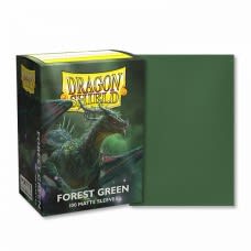 龍盾Dragon Shield 100 - AT-11056 - 龍盾卡套標準尺寸(100入)Standard Deck Protector Sleeves - 磨砂Matte 森林綠 Forest Green