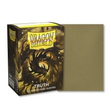 龍盾Dragon Shield 100 - 標準尺寸Standard Deck Protector Sleeves - 雙面磨砂卡套 - 金屬色 - Dual Matte - 真理Truth - AT-15060