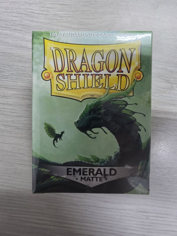 龍盾Dragon Shield 100 - AT-11036- 龍盾卡套標準尺寸(100入)Standard Deck Protector Sleeves - 磨砂Matte Emerald翡翠綠色