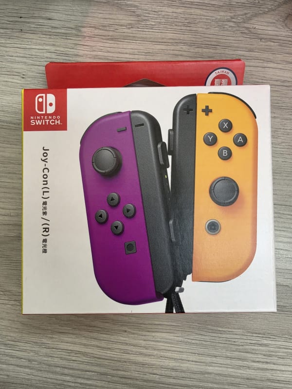 NS Joy con 左右手把控制器-電光紫/電光橙