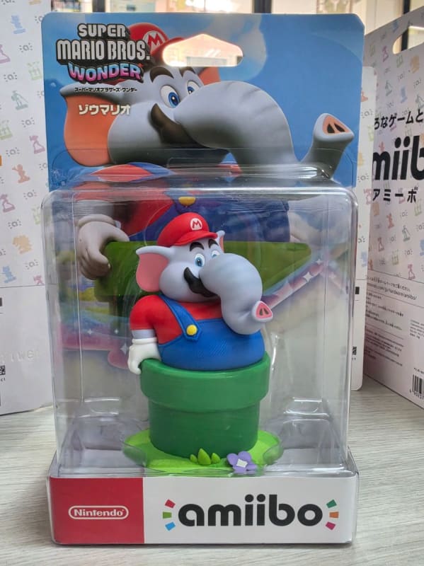 amiibo 象能力瑪利歐（超級瑪利歐兄弟 驚奇系列） Elephant Mario amiibo