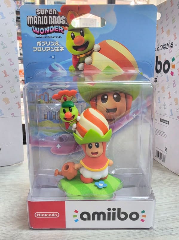 amiibo 苞普林&花洛里安王子 超級瑪利歐兄弟 驚奇系列