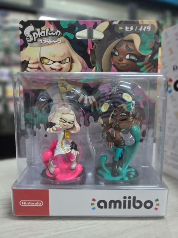 amiibo 公仔 斯普拉遁系列 小姬&飯田